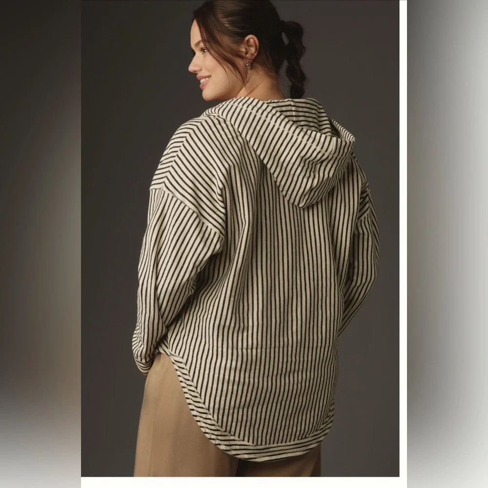 Anthropologie Pilcro Wharfside Hooded Sweatshirt - Picture 3 of 9